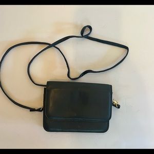 Orvis leather small black wallet/purse